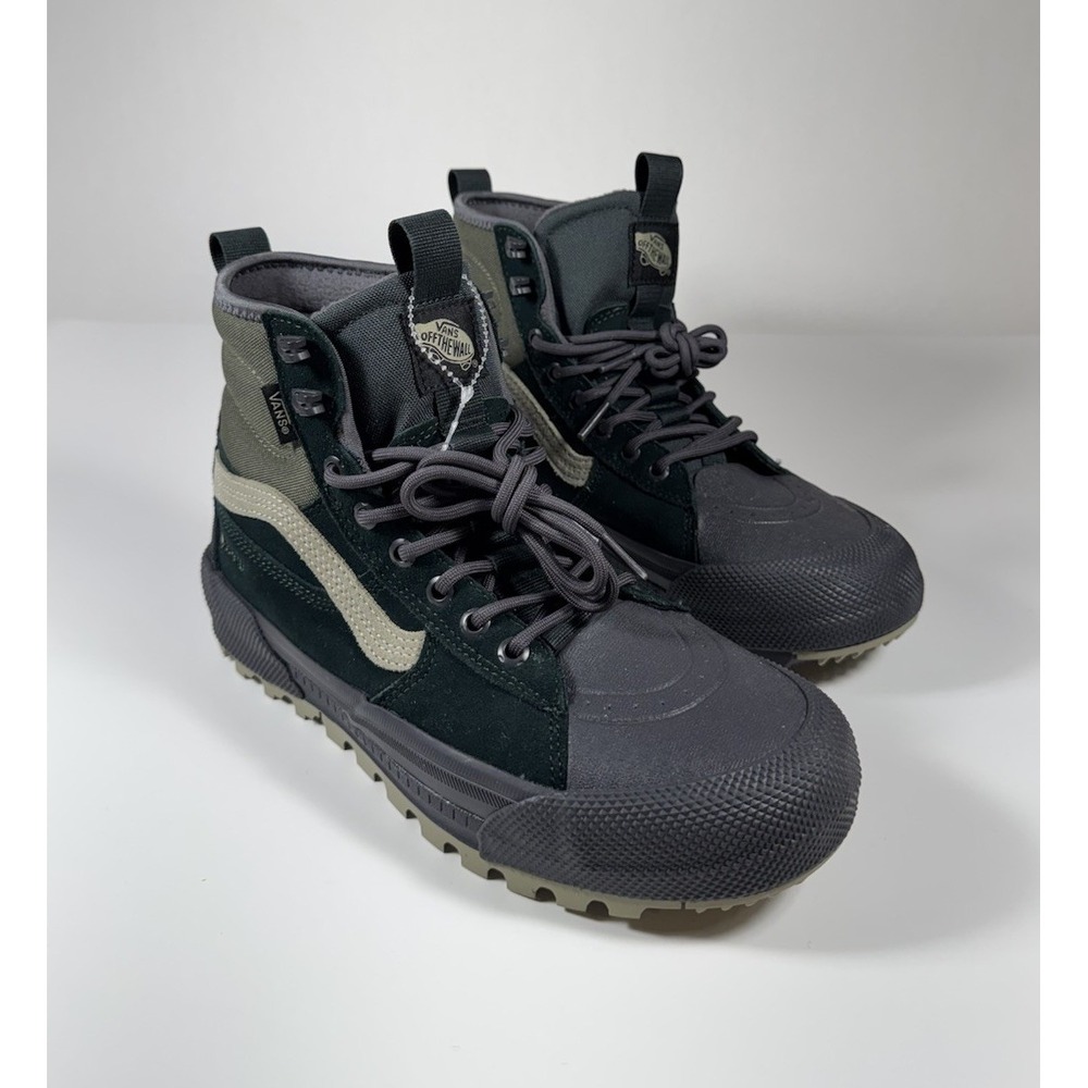 VANS Gore Tex MTE Sk8-Hi Insulated Hiking Shoes Boots Green Men's 7.5 *NEW* $150